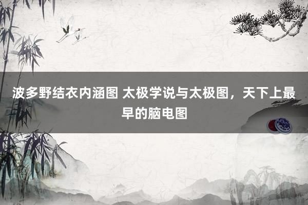 波多野结衣内涵图 太极学说与太极图，天下上最早的脑电图